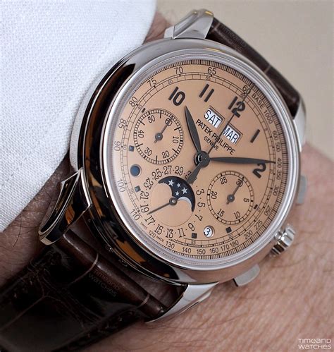 patek philippe 5270p-001 perpetual calendar chronograph with salmon penny dial|Patek Philippe .